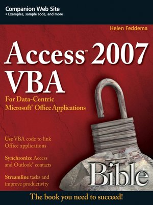 cover image of Access 2007 VBA Bible